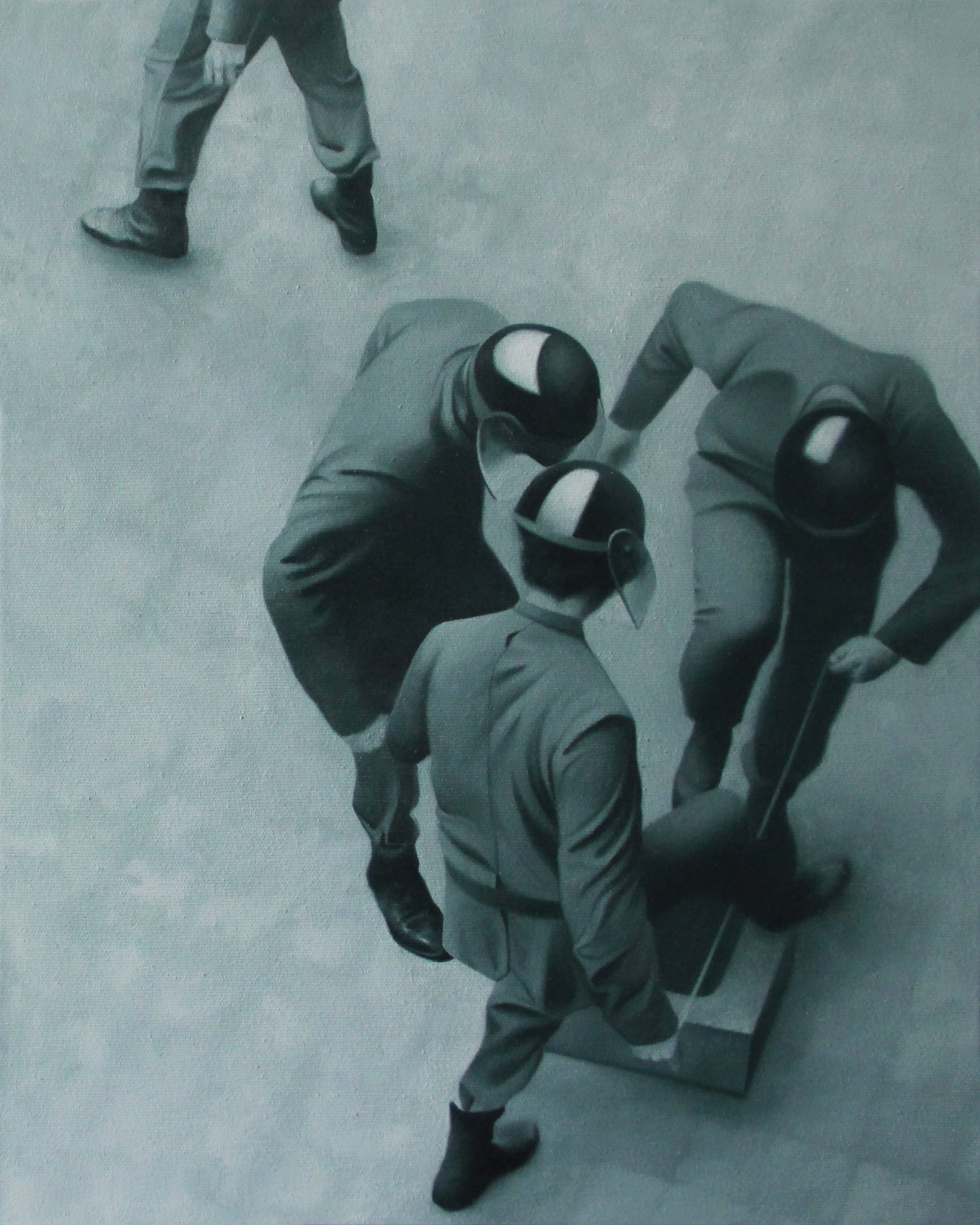 Veljko Vuckovic Rampant 1 ulje na platnu 50×40 cm 2023 scaled