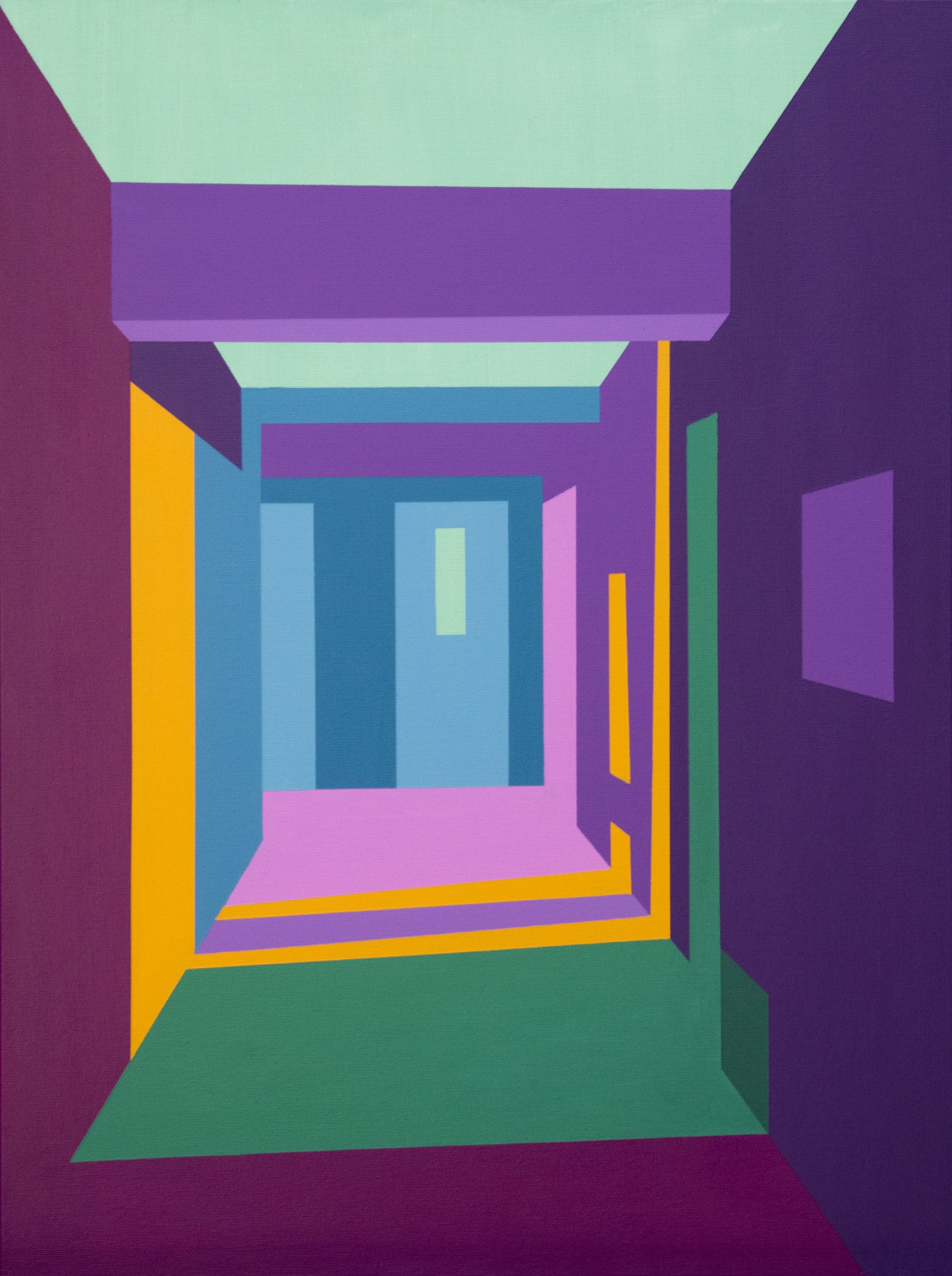 2. Hodnik 1 80x60cm akril na platnu 2025 scaled