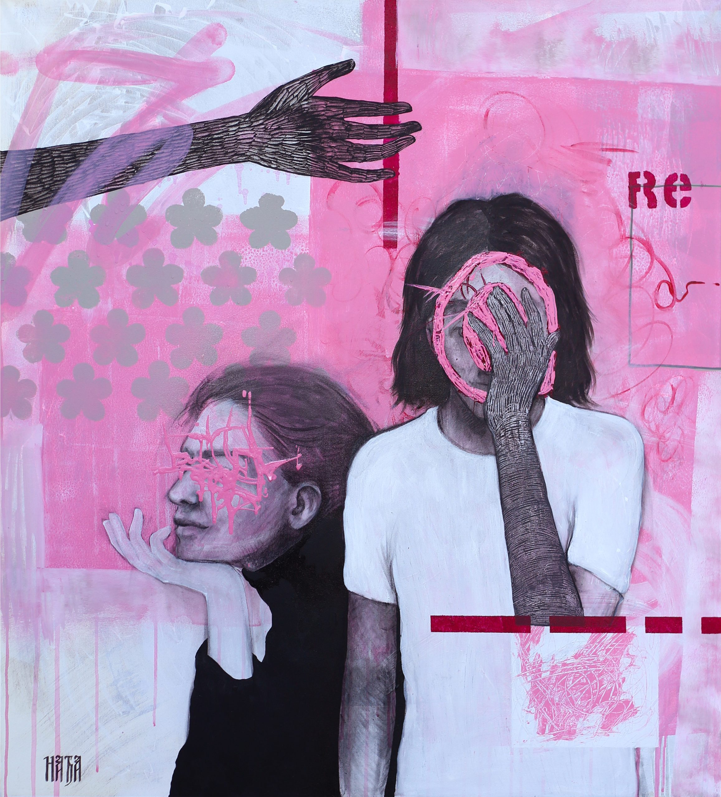 02. EHO SLOBODE komb. teh. na platnu 100x90 2025 scaled